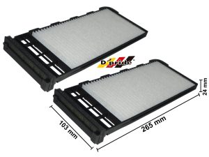 FILTRO CABINA NISS ALTIMA 96-01 L4 2.4L/PATHFINDER 01-04 V6 3.5L 103x265x24mm