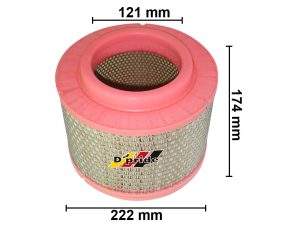 FILTRO AIRE TOYOTA HILUX 06-15 V6 2.7L 222X121X174MM