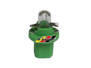 FOCO SOCKET TABLERO MINI 12V 2W CASQUILLO B8 5D BASE VERDE HELLA