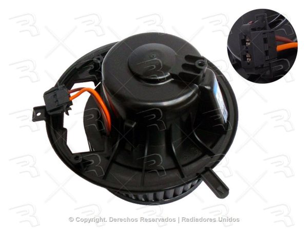 MOTOR DEFROSTER S/RESISTENCIA VW PASSAT 12-15/JETTA/SHARAN 11-14/BORA 05-10/AUDI TT 08-15/A3 06-13 C/TURBINA - Imagen 2