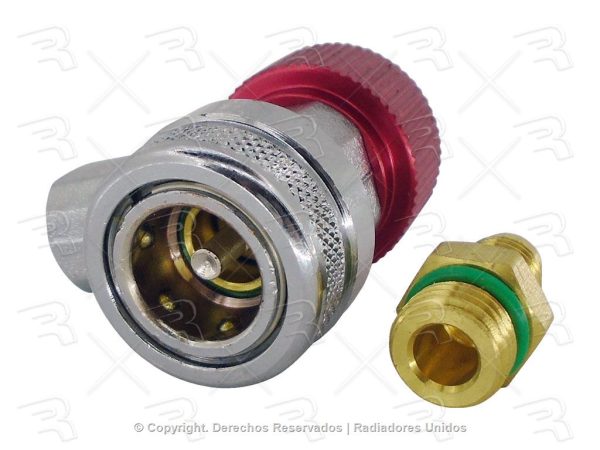 ADAPTADOR UNIV P/MANOMETRO GAS R134A ALTA