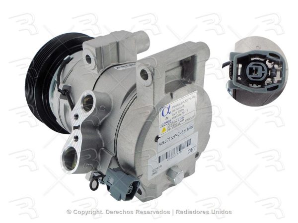 COMPRESOR MAZDA 6 09-13 L4 2.5L 6RANURAS - Imagen 3