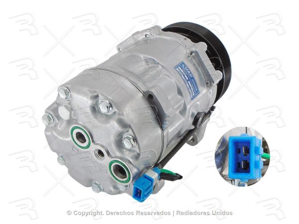 COMPRESOR VW DERBY 95-97/GOLF/JETTA 93-98/PASSAT 1993 L4 2.0L 1.8L 6RANURAS - Imagen 3