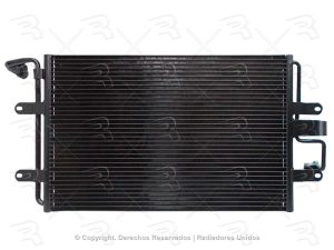 CONDENSADOR VW A4 99-06/JETTA A4 99-07/JETTA CLASICO 08-15/AUDI TT 99-06/A3 98-02/SEAT LEON 01-05/TOLEDO 04 S/FILTRO DESHIDRATADOR