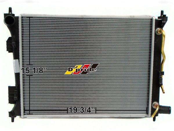 thumbnail image 2 of OE Style Aluminum Radiator For 2012-2017 Hyundai Accent, Rio 1.6L – DNA MOTORING 2 of 6