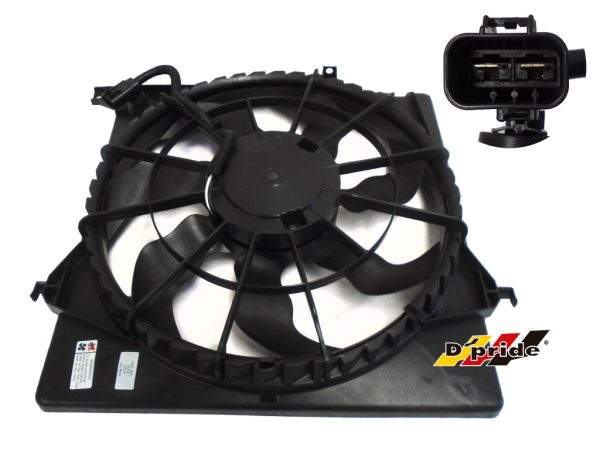 MOTOVENTILADOR COMPLETO HYUNDAI SANTA FE 13-15 L4 2.0L SENCILLO - Imagen 3