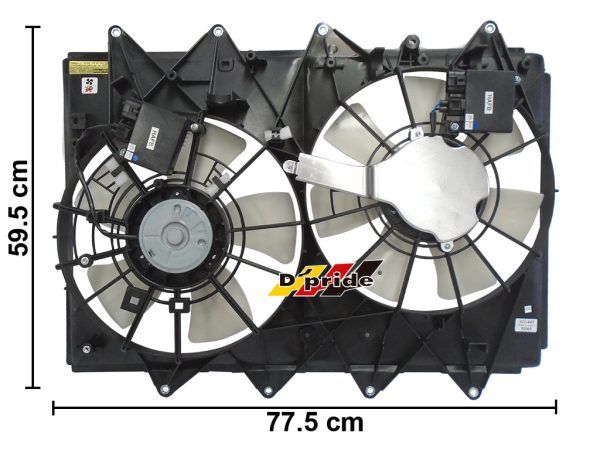 MOTOVENTILADOR COMPLETO MAZDA CX9 10-14 DOBLE C/A