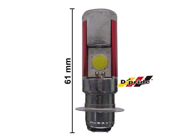 FOCO P15D25 LUZ LED BASE ROJO 12V 12W MOTO