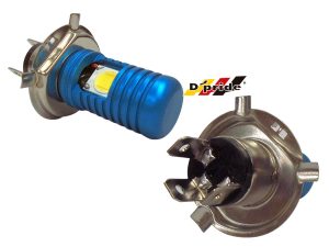 FOCO (H4) LUZ LED BASE AZUL 12V 18W MOTO