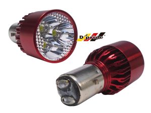 FOCO (H2) LUZ LED BASE ROJO 12V 15W MOTO