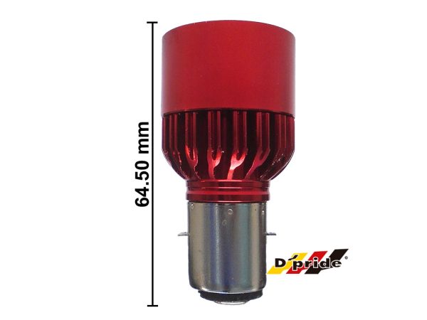 FOCO (H2) LUZ LED BASE ROJO 12V 15W MOTO