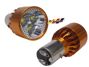 FOCO (H2) LUZ LED BASE AMARILLO 12V 15W MOTO