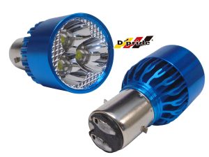 FOCO (H2) LUZ LED BASE AZUL 12V 15W MOTO