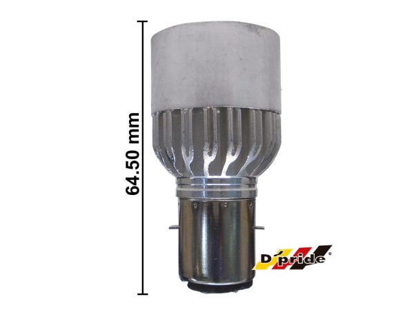 FOCO (H2) LUZ LED BASE PLATA 12V 15W MOTO