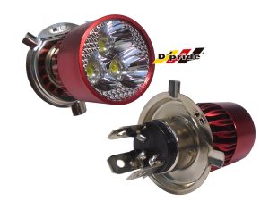 FOCO (H4) LUZ LED BASE ROJO 12V 15W MOTO