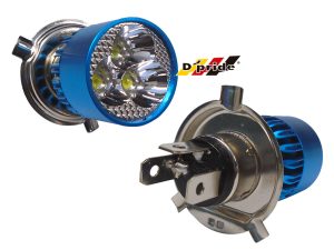 FOCO (H4) LUZ LED BASE AZUL 12V 15W MOTO