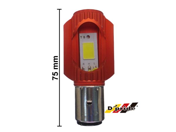 FOCO (H2) LUZ LED BASE ROJO 12V 12W MOTO