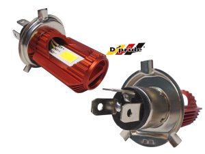 FOCO (H4) LUZ LED BASE ROJO 12V 12W MOTO