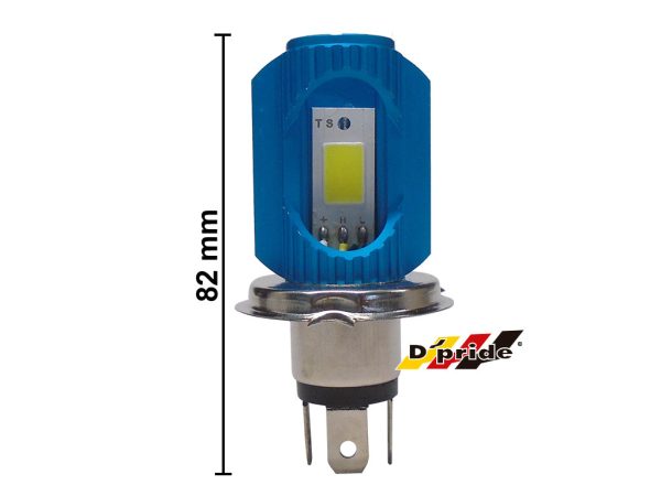 FOCO (H4) LUZ LED BASE AZUL 12V 12W MOTO