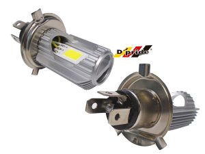 FOCO (H4) LUZ LED BASE PLATA 12V 12W MOTO