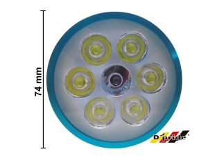 FOCO LUZ LED BASE AZUL 12V 21W MOTO