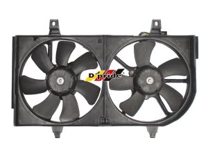 MOTOVENTILADOR COMPLETO NISS SENTRA 01-06 C/ 2 MOTORES PLANOS DOBLE C/A C/ARNES LARGO