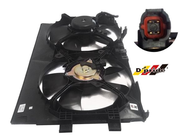 MOTOVENTILADOR COMPLETO MITSUBISHI OUTLANDER 07-13 V6 3.0L DOBLE C/A - Imagen 3