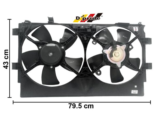 MOTOVENTILADOR COMPLETO MITSUBISHI OUTLANDER 07-13 V6 3.0L DOBLE C/A