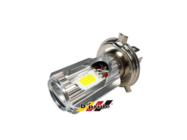 FOCO (H4) LUZ LED BASE PLATA 12V 18W MOTO - Imagen 2