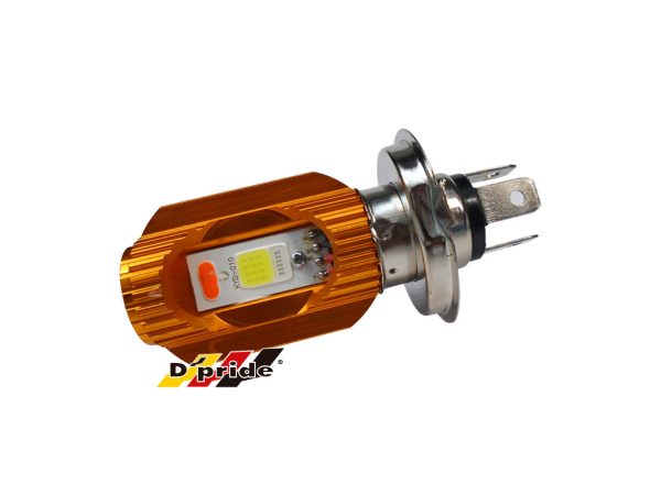 FOCO (H4) LUZ LED BASE ORO 12V 18W MOTO - Imagen 2