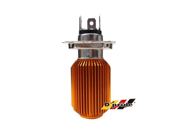 FOCO (H4) LUZ LED BASE ORO 12V 18W MOTO - Imagen 4