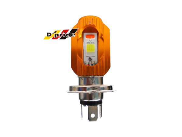 FOCO (H4) LUZ LED BASE ORO 12V 18W MOTO