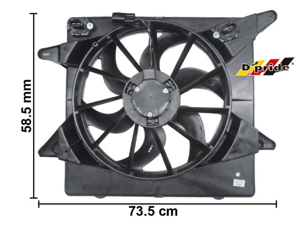 MOTOVENTILADOR COMPLETO CADILLAC SRX 10-16 V6 3.6L SENCILLO C/A