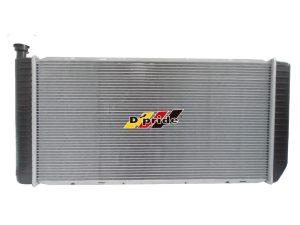 RADIADOR GM SILVERADO/CHEYENNE 95-98/TAHOE 95-97 V8 5.7L 5.0L MANUAL ESTANDAR ALUMINIO PLASTICO  34 X 17 3/8 X 28.57
