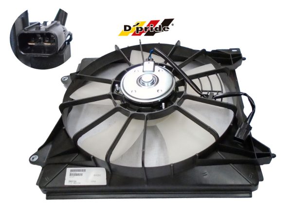 MOTOVENTILADOR COMPLETO HONDA ACCORD 08-12 L4 2.4L SENCILLO P/RAD - Imagen 3