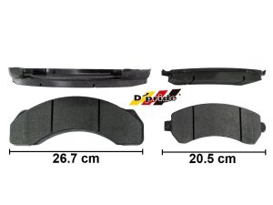 BALATA DEL/TRAS METAL GM SILVERADO C3500 94-02