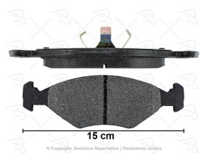 BALATA DEL CERA VW POINTER 99-09 (ROTOR VENTILADO)