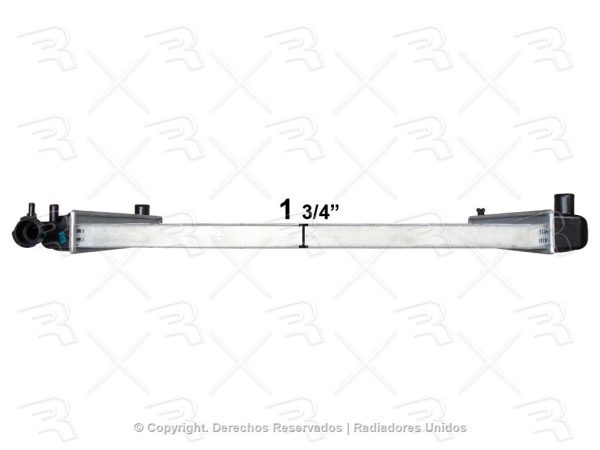 RADIADOR GM SILVERADO/CHEYENNE 95-98/TAHOE 95-97/SONORA  00-02/SUBURBAN 96-99 V8 5.7L 5.0L AUTOMATICO ALUMINIO PLASTICO - Imagen 5