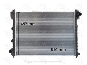 RADIADOR LAND ROVER FREELANDER/RANGE ROVER 00-06 V6 2.5L ALUMINIO PLASTICO