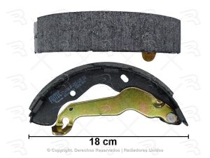 BALATA TRAS CERA GM VERNA 00-05/HYUNDAI ELANTRA 96-06/ACCENT 03-05