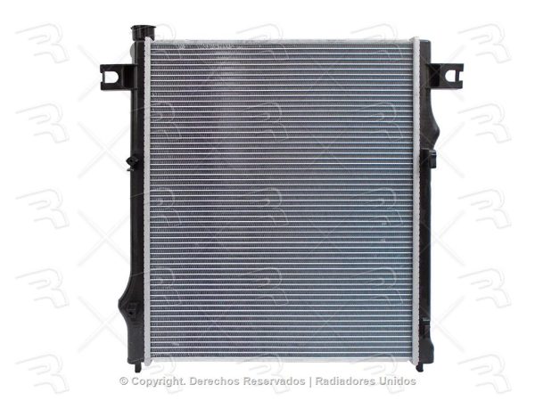 RADIADOR CHRY NITRO 07-12 V6 4.0L 3.7L ALUMINIO PLASTICO  AUTOMATICO CON AIRE ACONDICIONADO - Imagen 2