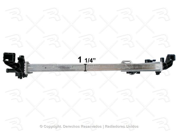 RADIADOR M BENZ  CLA250 13-18/GLA250 14-18/A250 14-18/A250 13-15 L4 2.0L AUTOMATICO ALUMINIO PLASTICO - Imagen 5