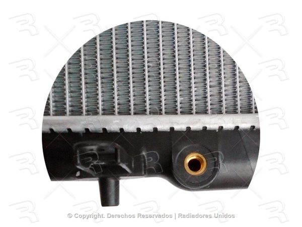 RADIADOR HONDA CR-V 07-09 L4 2.4L AUTOMATICO ALUMINIO PLASTICO ABRAZADERA NORMAL - Imagen 5