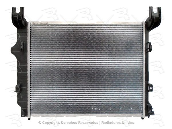 RADIADOR CHRY RAM CHARGER/DURANGO 00-03 V8 5.9L/DAKOTA 00-04 ALUMINIO PLASTICO S/GOLLETE - Imagen 2