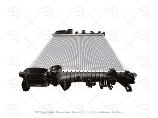 RADIADOR M BENZ E320 03-06 3.2L/E350 06-09 V6 3.5L AUTOMATICO ALUMINIO PLASTICO  C/ENFIRADOR HACIA MOTOR - Imagen 5