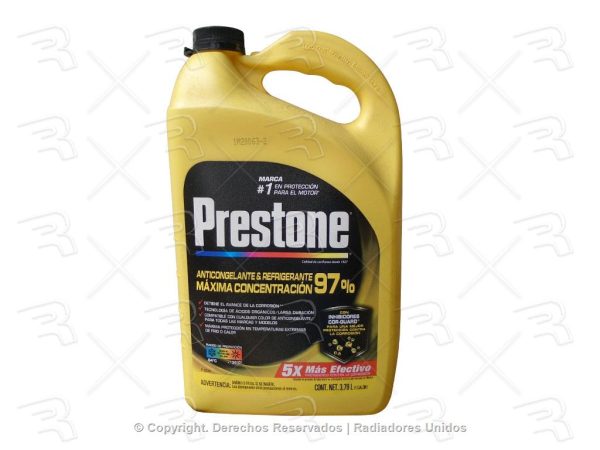 ANTICONGELANTE PRESTONE COR-GUARD 97% AMARILLO 1GL (3.78L) CONCENTRADO