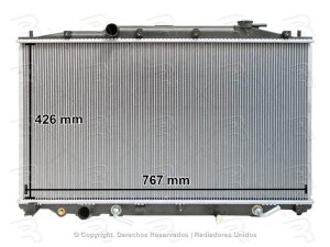 RADIADOR ACURA TL 09-14 V6 3.7L 3.5L AUTOMATICO ALUMINIO PLASTICO