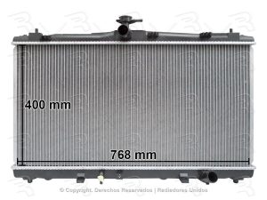 RADIADOR TOYOTA CAMRY 12-17 V6 3.5L L4 2.5L