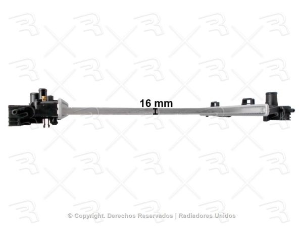 RADIADOR GM SONIC 12-17 L4 1.6L/TRAX 13-14 L4 1.8L AUTOMATICO ALUMINIO PLASTICO - Imagen 5