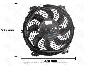 MOTOVENTILADOR COMPLETO UNIVERSAL 12 PLG 12V SENCILLO